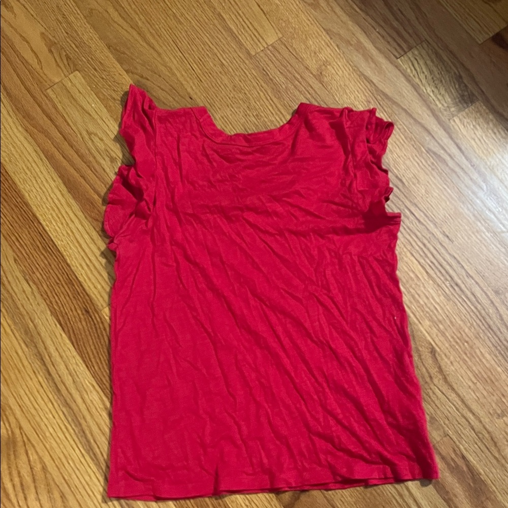 LOFT Ruffle Sleeve Blouse - Picture 5 of 6